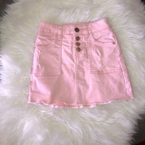 Pink Justice Jean Skirt Size 7